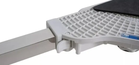 Adjustable Washing Machine Base Stand with Wheels - White Plastic & Steel Tube Rack, 300KG Capacity - Universal Fit for Dryers, Refrigerators