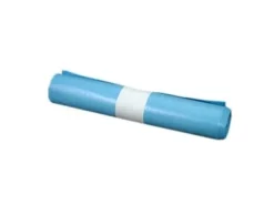 Affaldssæk 760x1030 mm 100 my blå - (10 ruller x 10 stk. pr./rulle)