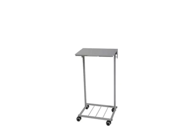 Affaldsstativ 100 ltr med Låg Sølvfarvet,stk