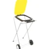 Affaldsstativ, Move&Up, gul, galvaniseret stål, 120 l