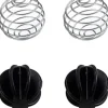 AGD LIGHTS 4 Pack Shaker Ball, Stainless Blender Mixing Ball, Plastic Sports Cup