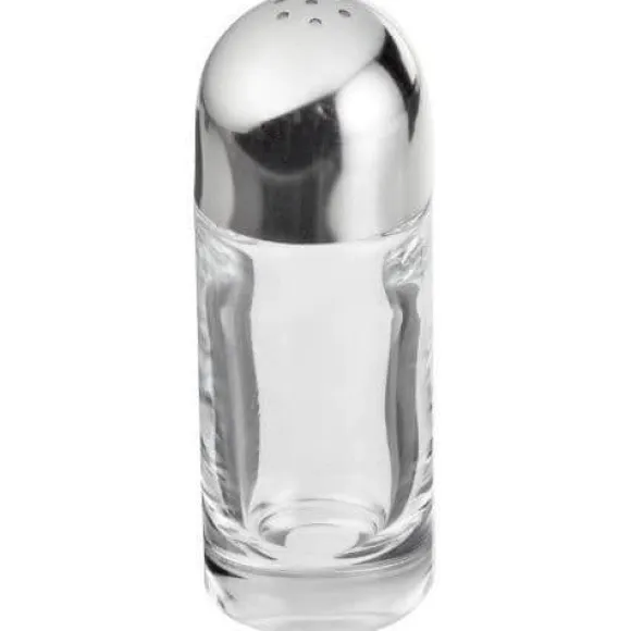 Alessi 5075 - SALT- OCH PEPPARKVARN - A av saltkar i stål och kristall
