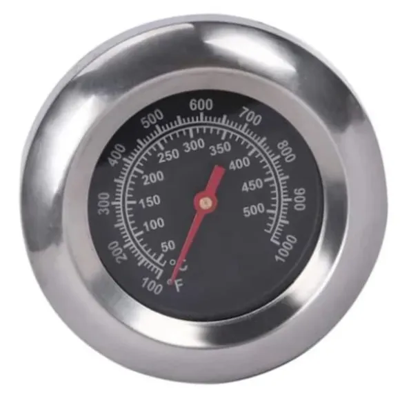 Alloy Steel BBQ Termometer Hög noggrannhet M10 gänga Clear Scale Enkel montering