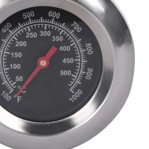 Alloy Steel BBQ Termometer Hög noggrannhet M10 gänga Clear Scale Enkel montering