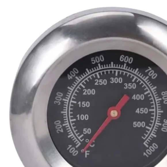 Alloy Steel BBQ Termometer Hög noggrannhet M10 gänga Clear Scale Enkel montering
