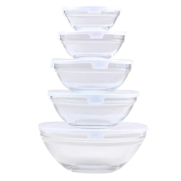 Alpina Glasskålar med lock 5-pack