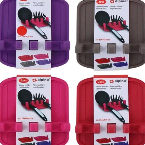 Alpina - Spoon / utensil holder 2 pcs (black)
