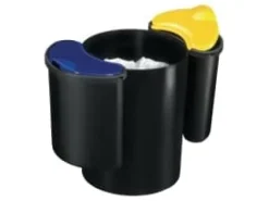 Avfallsbehållare Cep 516 för avfallssortering svart (1x16L + 2x4,5L)