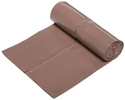 Avfallspåsar 200 L, bruna, 40 mik, 10 st.