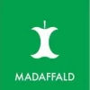 Avfallsskylt MADAFFALD 12x12 cm,1 st
