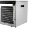 Avfuktare, 10 Brickor, Justerbar Temperatur,Silver