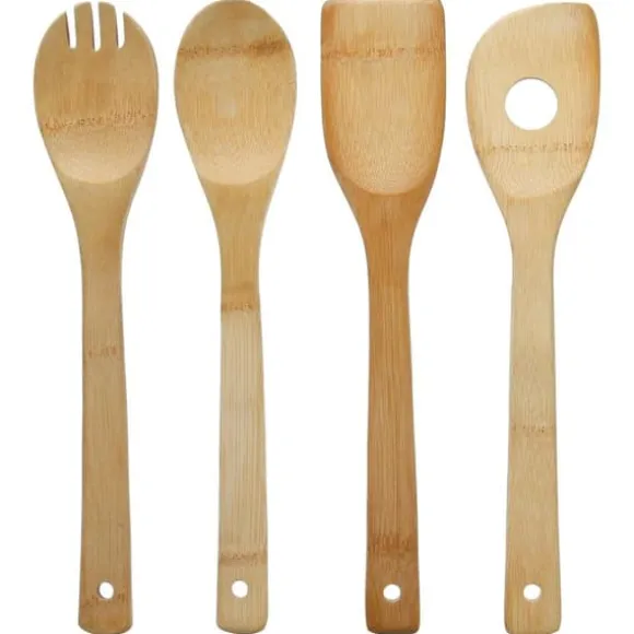 Bambuköksredskap - 4-Pack