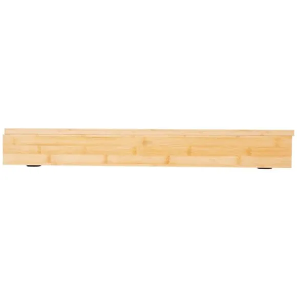 Bambu spishällsöverdrag - Skärbräda & Hällskydd - Rektangulär - 75 x 54 x 10 cm - För hem och små lägenheter - Röd
