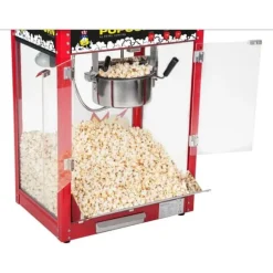 Bar popcornmaskin med svart tak