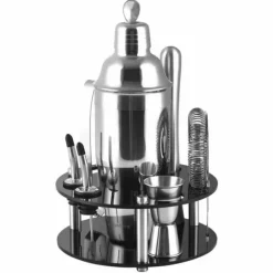 Bartenderset 9 delar Shaker KLAUSBERG KB-7580 silver