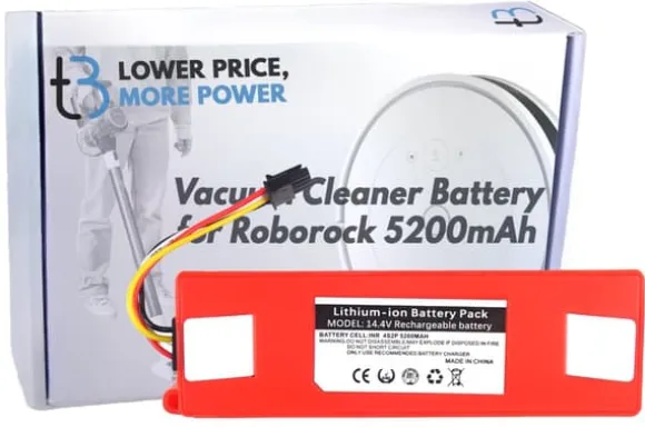 Batteri för Xiaomi Roborock T61 T65 T70 T71R 14.4V 5200mAh BRR-2P4S-5200D