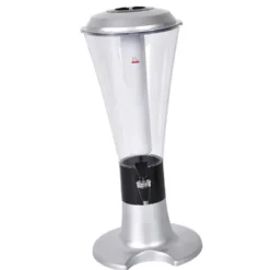 Beer Tower Dispenser med självlysande kran för Home Bar KTV - 3L Silver