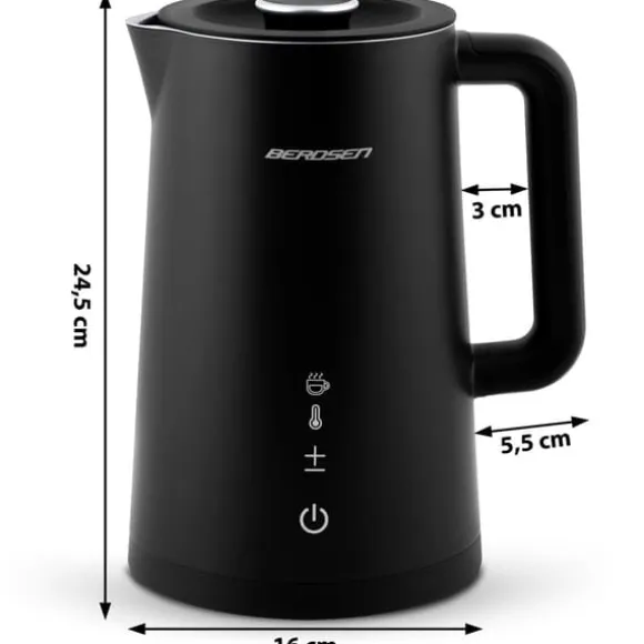 Berdsen BD-709 vattenkokare 1,7 l svart