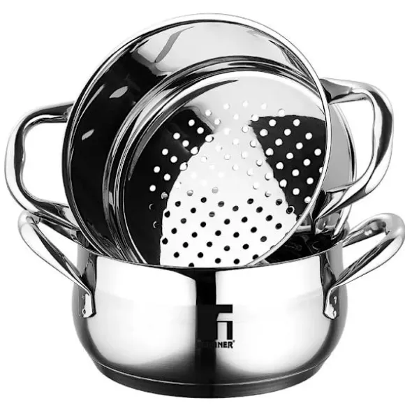 Bergner Ångkokare Gourmet Line BG-6521 2,2L Rostfritt Stål