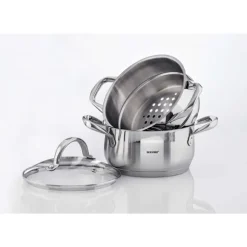 Bergner Ångkokare Gourmet Line BG-6521 2,2L Rostfritt Stål