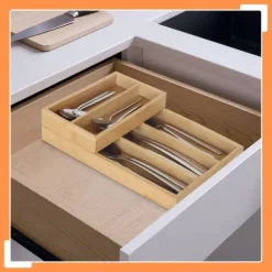 Besticklåda Set, 21x30x7 cm, Naturlig