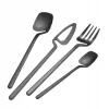 BESTICKSET Rostfritt Stål Modern 32 delar MATTSVART Set