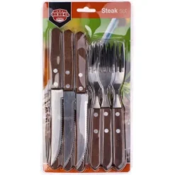 BESTICK SET STEAK PIZZA BETICK 12 st HAPPY GREEN