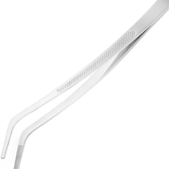 Böjd profilerad kökspincett 240 mm - Hendi 680186