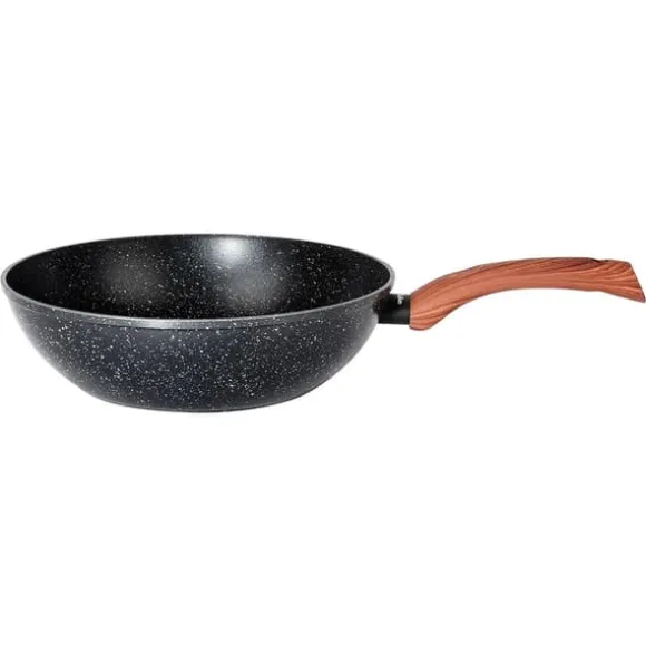 BLACK&WOOD granit wokpanna 28 cm