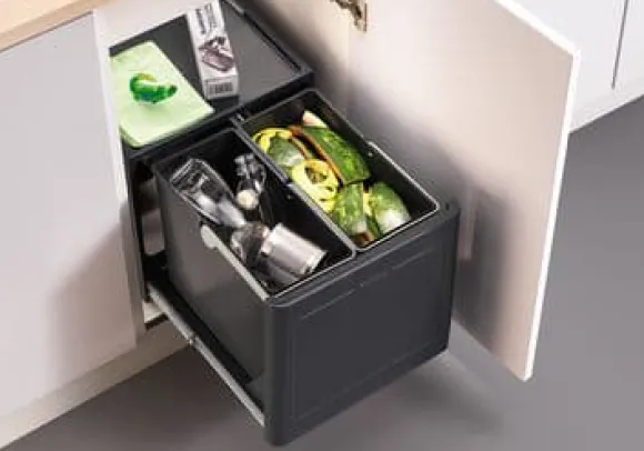 BLANCO SELECT BOTTON Pro 45/2 Automatic, Svart, 408 mm, 750 mm, 350 mm