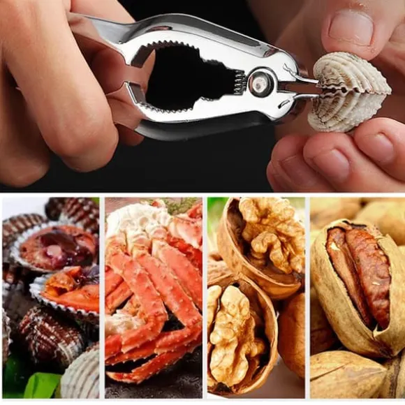 Blood Clam Opener Krabbtång Nötknäckare Multifunktionellt verktyg för skaldjursmat i köket