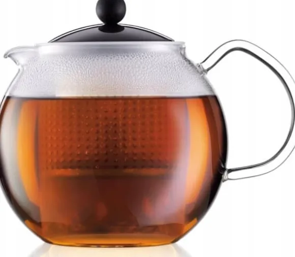bodum ASSAM F/PLST 1 Liter Te-forbereder Transparent, Sort