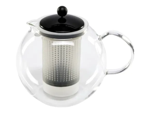 bodum ASSAM F/PLST 1 Liter Te-forbereder Transparent, Sort
