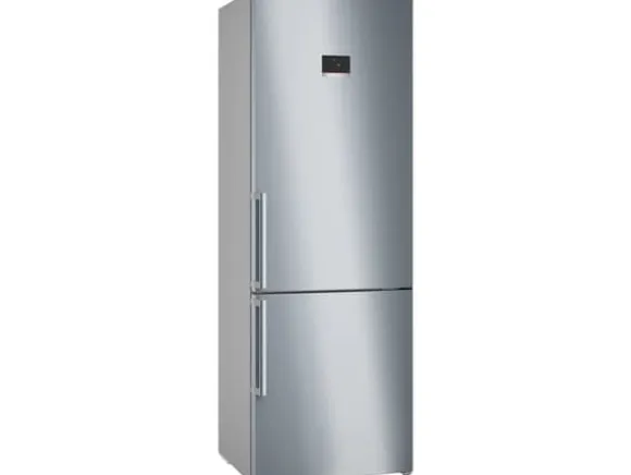 Bosch Serie | 4 KGN497ICT - Kylskåp/frys - bottenfrysskåp - bredd: 70 cm - djup: 66.7 cm - höjd: 203 cm - 440 liter - Klass C - antifingeravtrycksstå | CDON