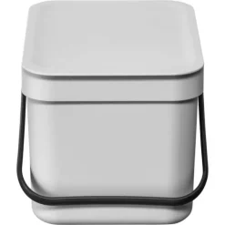 Brabantia Soptunna Sort & Go Waste 6l Silver