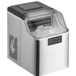 Bärbar Ismaskin, Modell för Bänkskiva, 45lbs/24H Produktionskapacitet, Självrengörande, Med Skopkorg