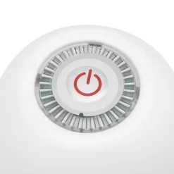 Bärbar LED-ljusflaskvattenpump USB-uppladdningsbar dispenser för hemmakontor (vit)