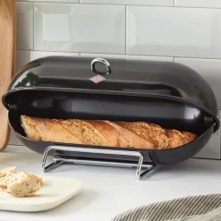 Brödbox - WESCO - 222201-02 - Röd - Stålplåt - Modernt design