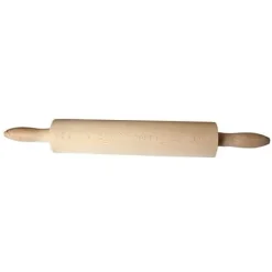 Brödkavel m stålaxel 25 x 6,5 cm