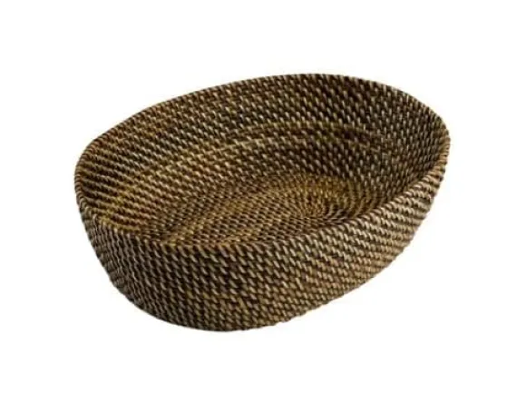 Brødkurv Bastian 20x15x7 cm Oval Nitoflet Lys/Mørk