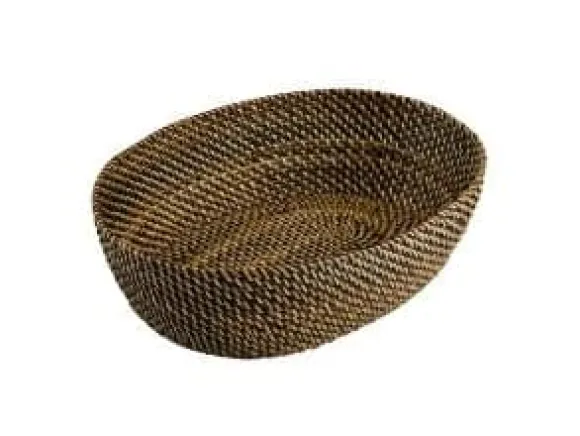 Brødkurv Bastian 20x15x7 cm Oval Nitoflet Lys/Mørk