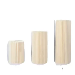 Buffetstativ, Klart PVC-material, Robust och Elegant Design,vit 40 60 80