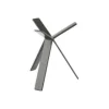 Bufféställ STAR 18 cm gummibelagd metall svart,2 st/pk