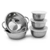 Bunkeskålset, Rostfritt stål, Silver