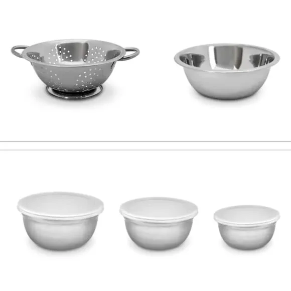 Bunkeskålset, Rostfritt stål, Silver