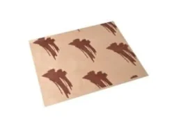 Burgerpapper 300x400 mm 40 gr naturligt fettfast papper med brunt tryck Brown FSC,1000 st/krt