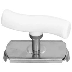 Burköppnare i rostfritt stål Bärbar manuell flasköppnare med ergonomiskt handtag Bekväm att använda för KitchenWhite