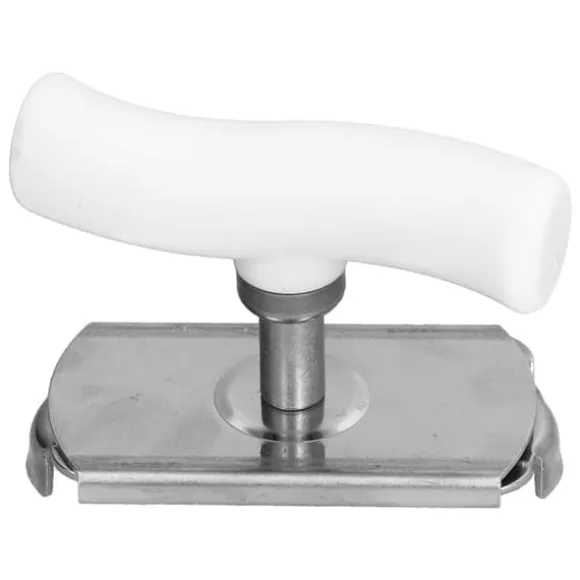 Burköppnare i rostfritt stål Bärbar manuell flasköppnare med ergonomiskt handtag Bekväm att använda för KitchenWhite