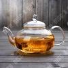 Cafetière - TD® - Théière 600 ml - Borosilikatglas - Värmebeständig - Transparent