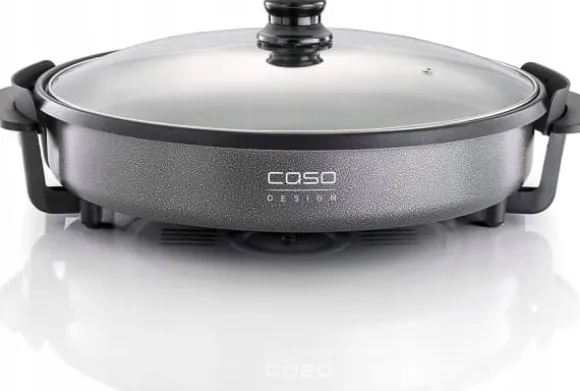 Caso 1491, Rund, Grå, Glas, 240 ° C, Avtagbart lock, GS